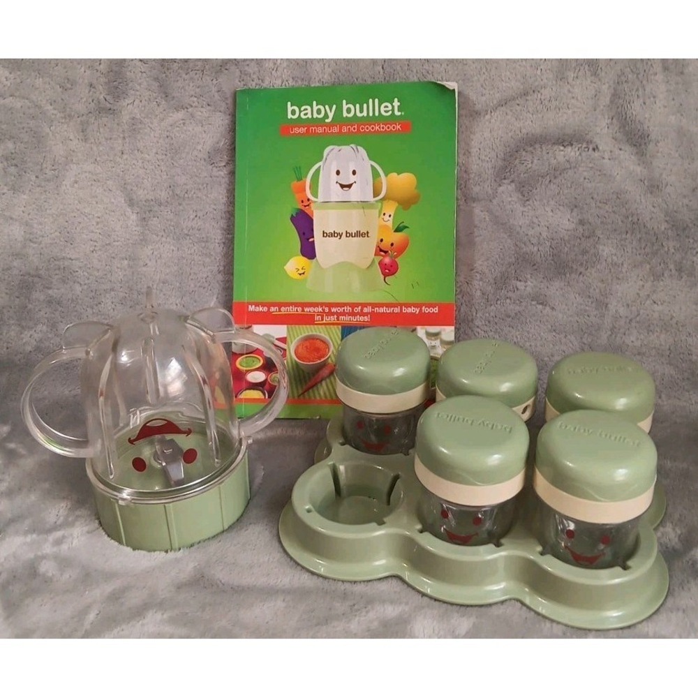 Baby Bullet Replacement Parts Short Cup Blade 5 Date Dial Storage Cups‎ READ